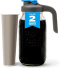 County Line Kitchen 64oz Cold Brew Coffee Maker with Leak Proof Lid - Gray