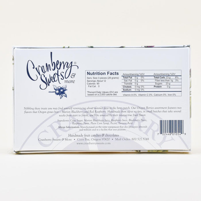 Cranberry Sweets Oregon Berries Pate de Fruits, 12oz.