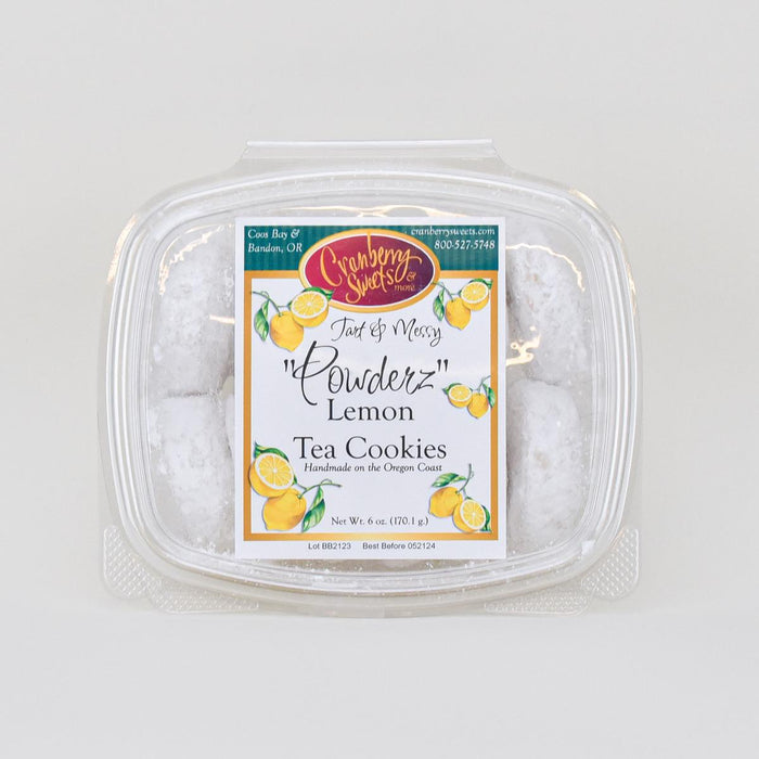 Cranberry Sweets Powderz Lemon Tea Cookies, 6oz