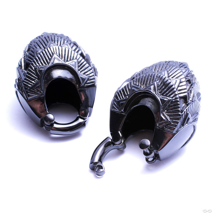 Deco Luxe Weights from Tawapa in Black-ceramic-coated Brass