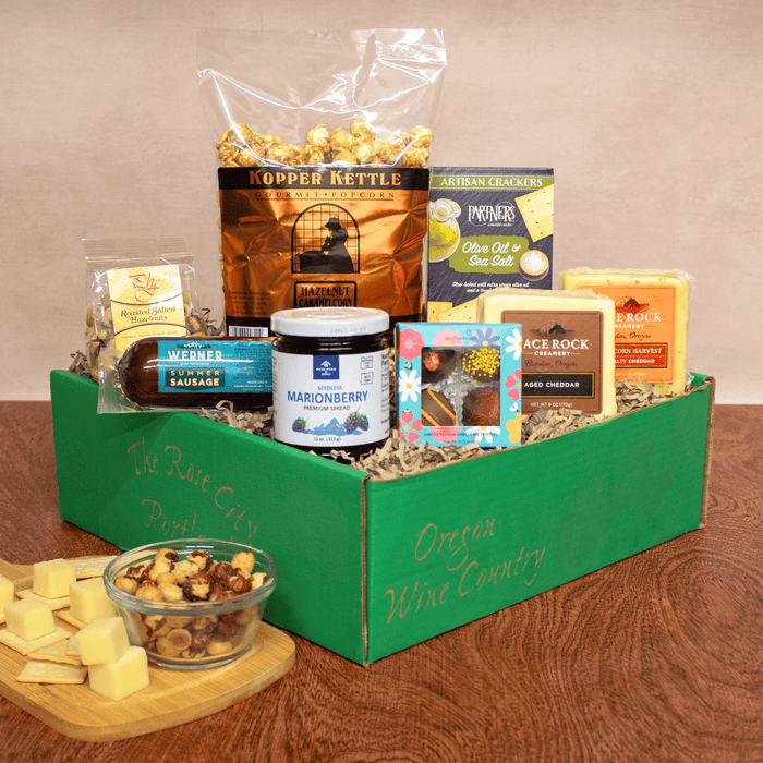 Deluxe Mother's Day Cheese Gift Basket
