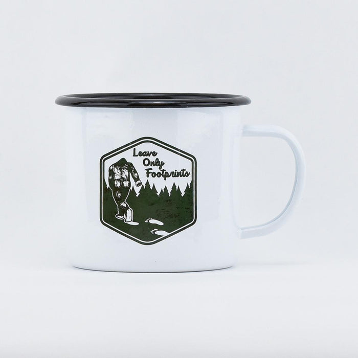 Department of Sasquatch Leave Only Footprints Mug leave only footprints