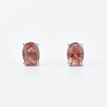 Desert Sun Gems Oval Sunstone Earrings
