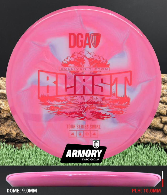 DGA Blast Tour Series Swirl pink/red 178g