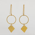 Diamond Charm Drops Earrings