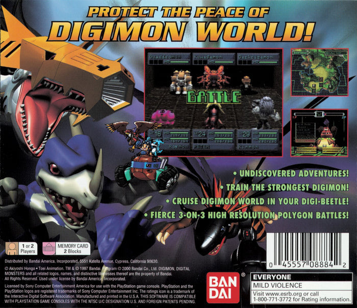 Digimon World 2 Playstation - Video Game - Used - CaveGamers - Image 2