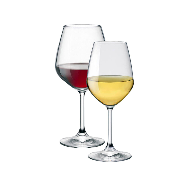 Divino Set Calici Vino Rosso e Bianco 12 Pz