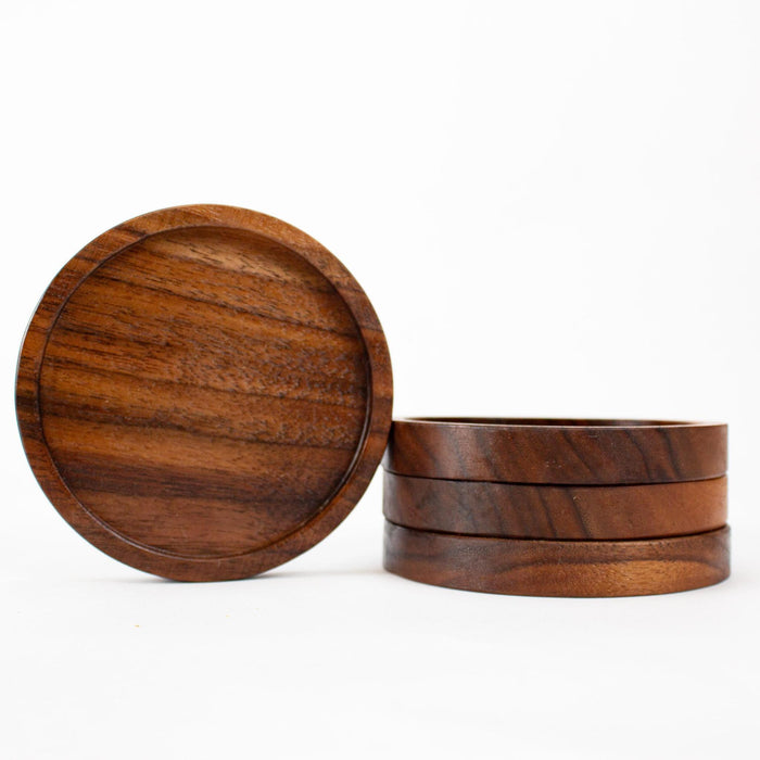 Eastern Black Walnut Coaster Set, 4 Pack