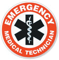 Red and Black EMT Sticker