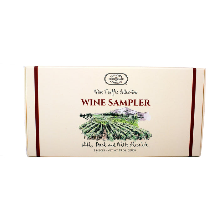Euphoria Chocolate Oregon Wine Truffles Sampler, 8pc.