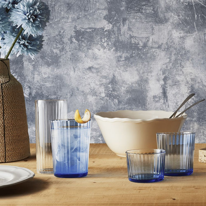 Exclusiva Bicchiere Cocktail Sapphire Blue 35.5 cl In Vetro Set 12 Pz