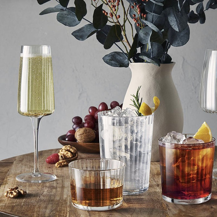 Exclusiva Calice Flute 25,5 cl Set 6 Pz In Vetro