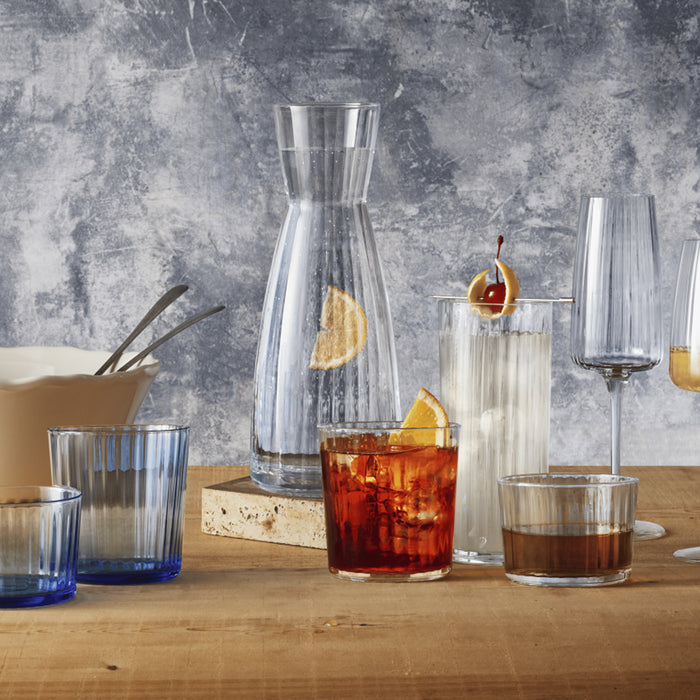 Exclusiva Caraffa 50 cl In Vetro Set da 6 Pezzi