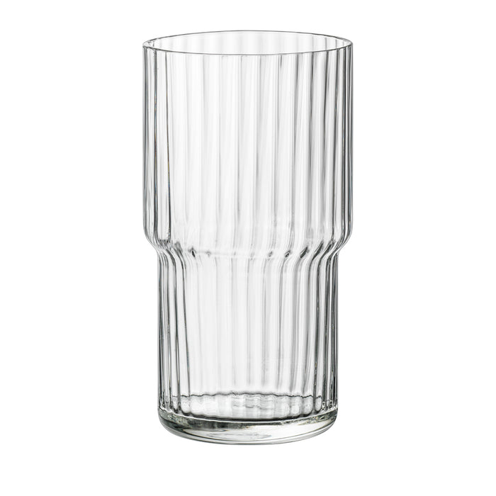 Exclusiva Long Drink Bicchiere Cocktail Impilabile 44 cl In Vetro Set da 12 Pezzi