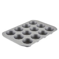 Farberware Bakeware Nonstick Muffin & Cupcake Pans, 12-Cup, Gray