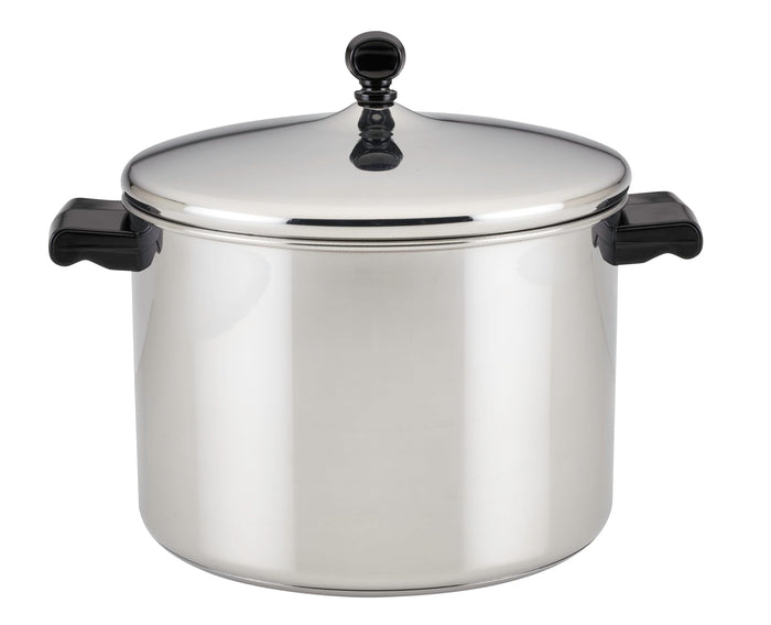 Farberware Classic Series Stainless Steel Stock Pot with Lid, 8-Quart