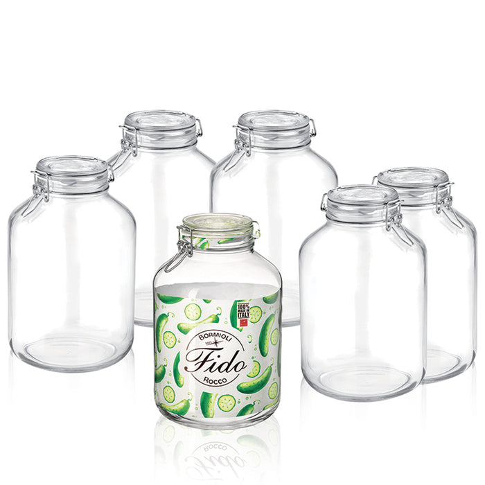 Fido 500 cl Vaso Ermetico Set 6 Pz