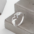 FINGER HEART RING (ADJUSTABLE) - Alonna's Legging Land