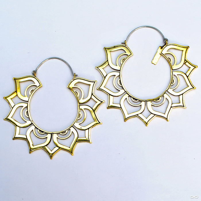 Fire Hoop Earrings from Eleven44