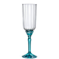 Florian Lucent Blue Calice Prosecco & Kir Royal 21 cl Set 6 Pezzi