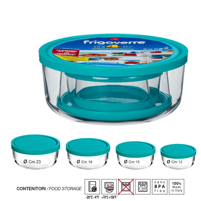 Frigoverre Classic Set 4 Pz Contenitori Per Alimenti