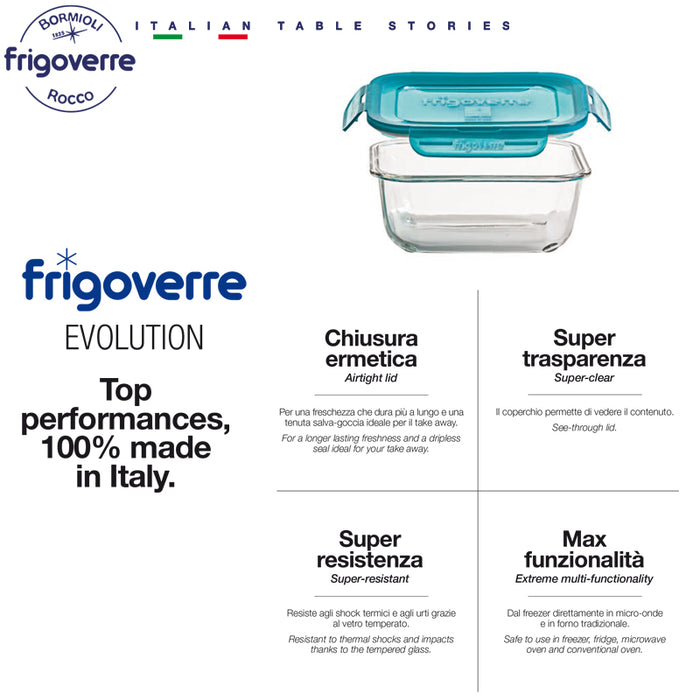 Frigoverre Evolution 18X18 cm Azzurro