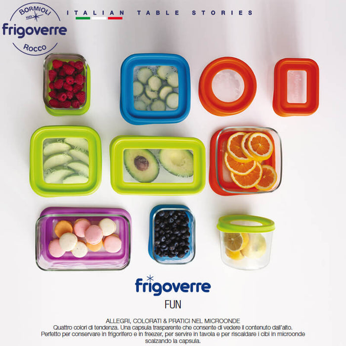 Frigoverre Fun 13x10 cm System Contenitore Per Alimenti Verde