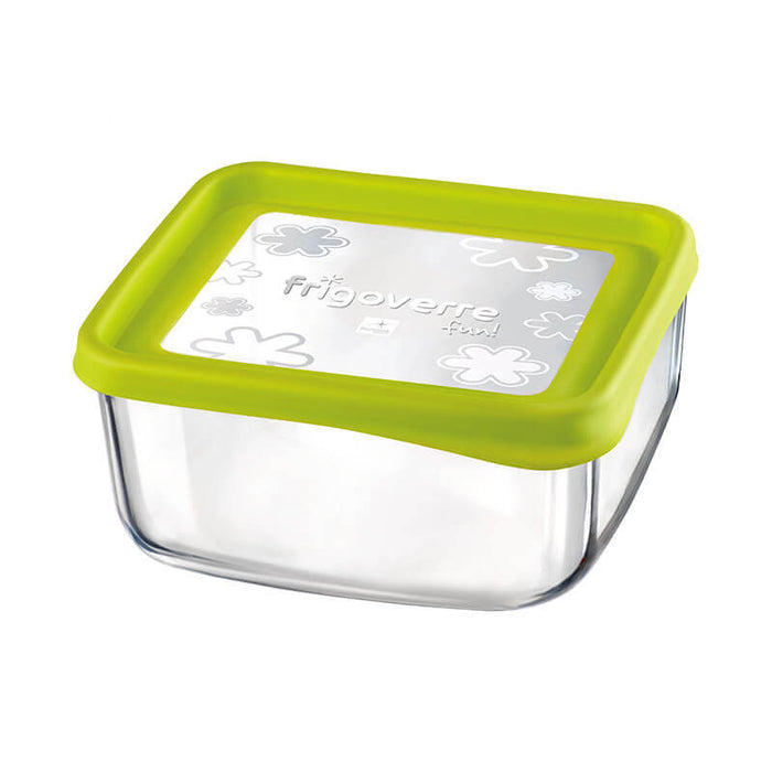 Frigoverre Fun 19x19 cm Contenitore Per Alimenti Quadra Verde