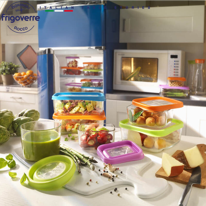 Frigoverre Fun 21x13 cm System Contenitore Per Alimenti Blu