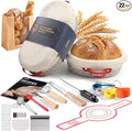 Ganiza 22-Piece Sourdough Proofing Basket Gift Set, Natural Cotton Rope