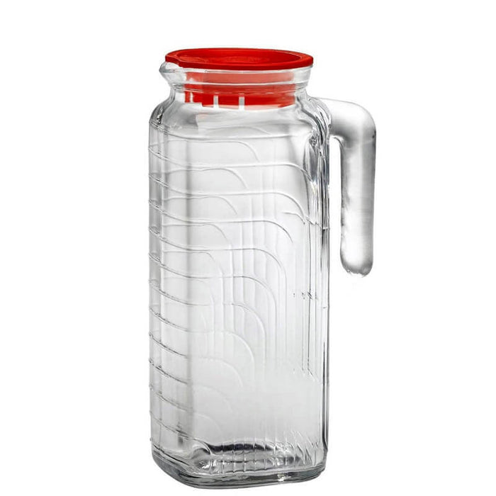 Gelo 120 cl Caraffa Con Tappo Rosso