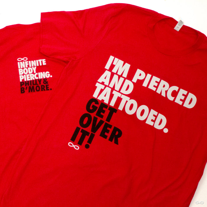 "Get Over It" T-Shirt in red