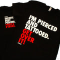 "Get Over It" T-Shirt in black