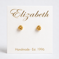 Gold Vermeil Knot Stud Earrings