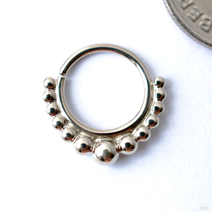 Graduating Latchmi Seam Ring in Gold from BVLA