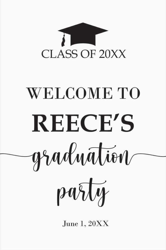 Graduation Easel Sign 24" x 36" GES03