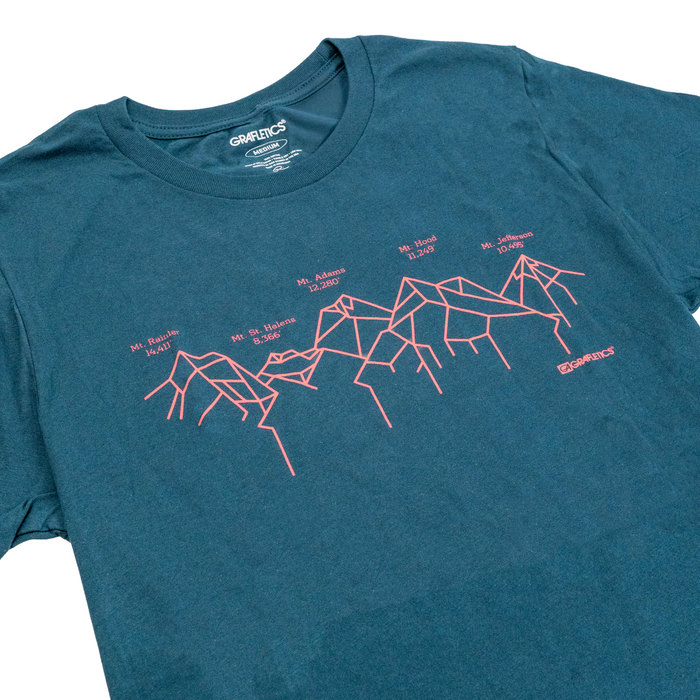 Grafletics Cascade Mountain Range T-Shirt