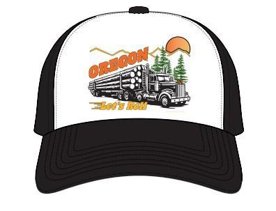 Grafletics Hat Oregon Truckin' Trucker