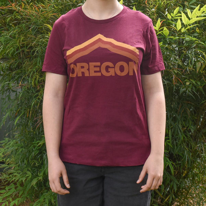 Grafletics T-Shirt Mt. Hood Ladies on model