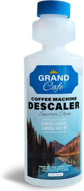 Grand Cafe Universal Descaling Solution - Coffee Maker Descaler and Cleaner for Keurig, Nespresso, DeLonghi & Single-Serve Espresso Machines - Perfect Measure Bottle (20 oz, 5 uses per bottle)