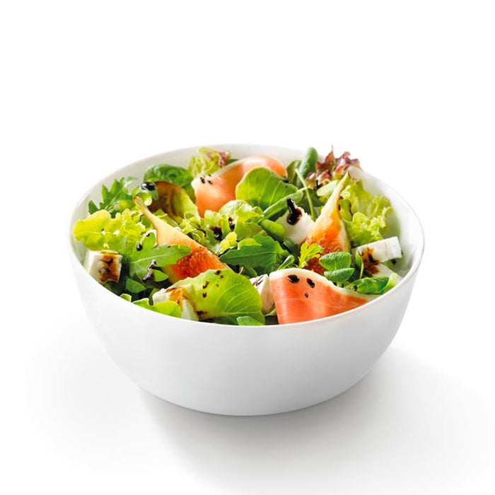 Grangusto Coppa Insalata 19 Cm In Vetro Opale Bianco