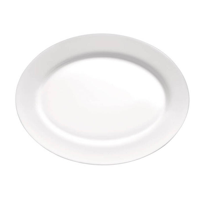 Grangusto Piatto Pesce 35 Cm Set 6 Pz In Vetro Opale Bianco