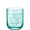 Graphica Federal Green Bicchiere Acqua 39,5 cl Set 6 Pz in Vetro Colorato Verde