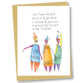 greeting card: being together