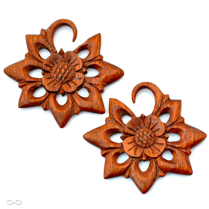 Hana in Wood from Maya Jewelry in Bloodwood