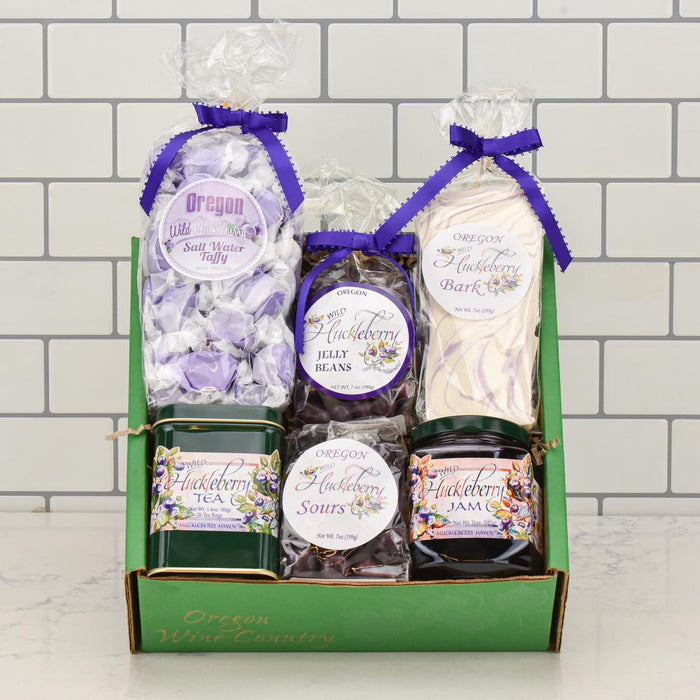 Huckleberry Bliss Gift Basket in signature Made In Oregon gift box