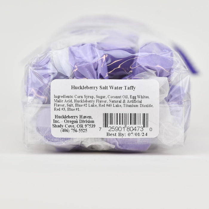 Huckleberry Haven Huckleberry Salt Water Taffy, 12oz. ingredients