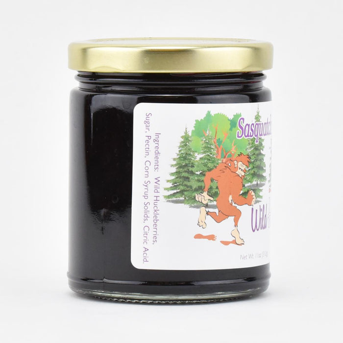 Huckleberry Haven Sasquatch Wild Huckleberry Jam, 11oz. ingredients