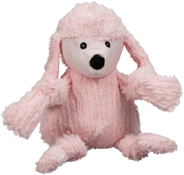 Hugglehounds Knottie Dog Toy Diva Pink Poodle