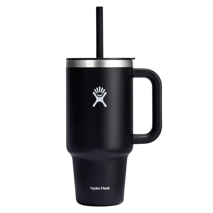 HYDRO FLASK Hydro Flask Black Travel Tumbler, 32oz.